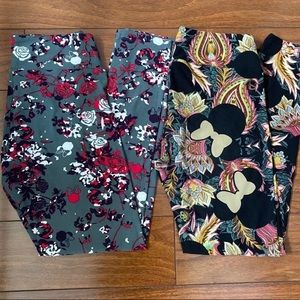 Lularoe Disney Minnie Leggings OS